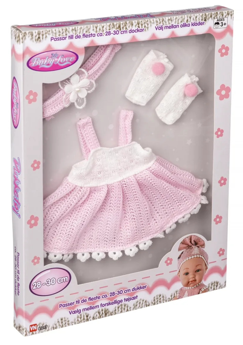Dukketøj 28-30 cm ass>My Baby Love Best