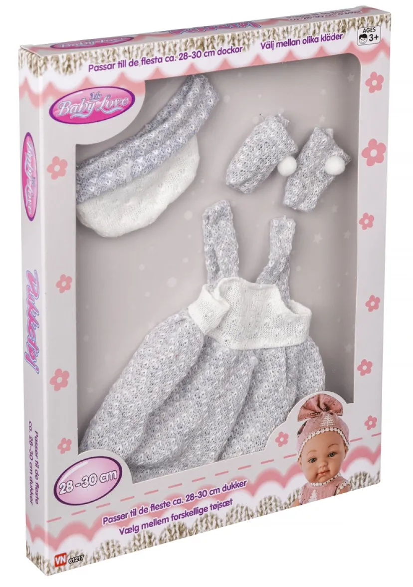 Dukketøj 28-30 cm ass>My Baby Love Best