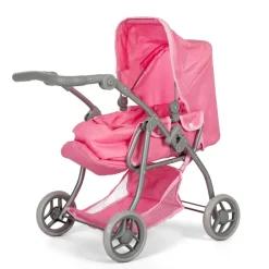 Dukkevogn med lift, pink> Clearance