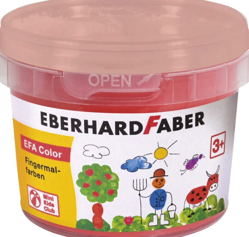 Eberhard Faber Fingermaling 100 ml 6 ass farver>Faber-Castell Online
