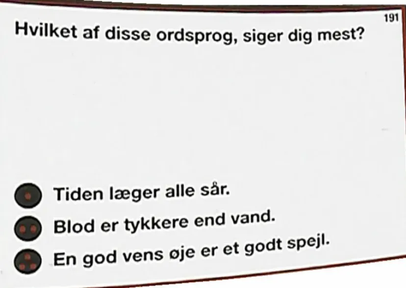 Ego 1 - hvem er du>Spil