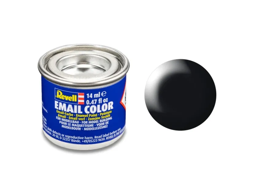 Enamel 14 ml. black silk>REVELL