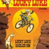 Et ekstraordinært eventyr med Lucky Luke: Lucky Luke sadler om> New