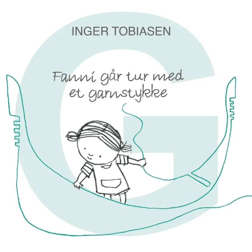 fanni går tur med et garnstykke> Best
