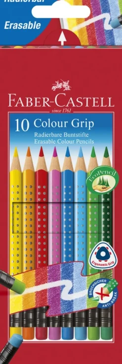 Farveblyant erasable 10 stk>Faber-Castell Discount