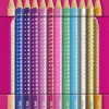 Farveblyant sparkle 12 farver tinæske>Faber-Castell Online