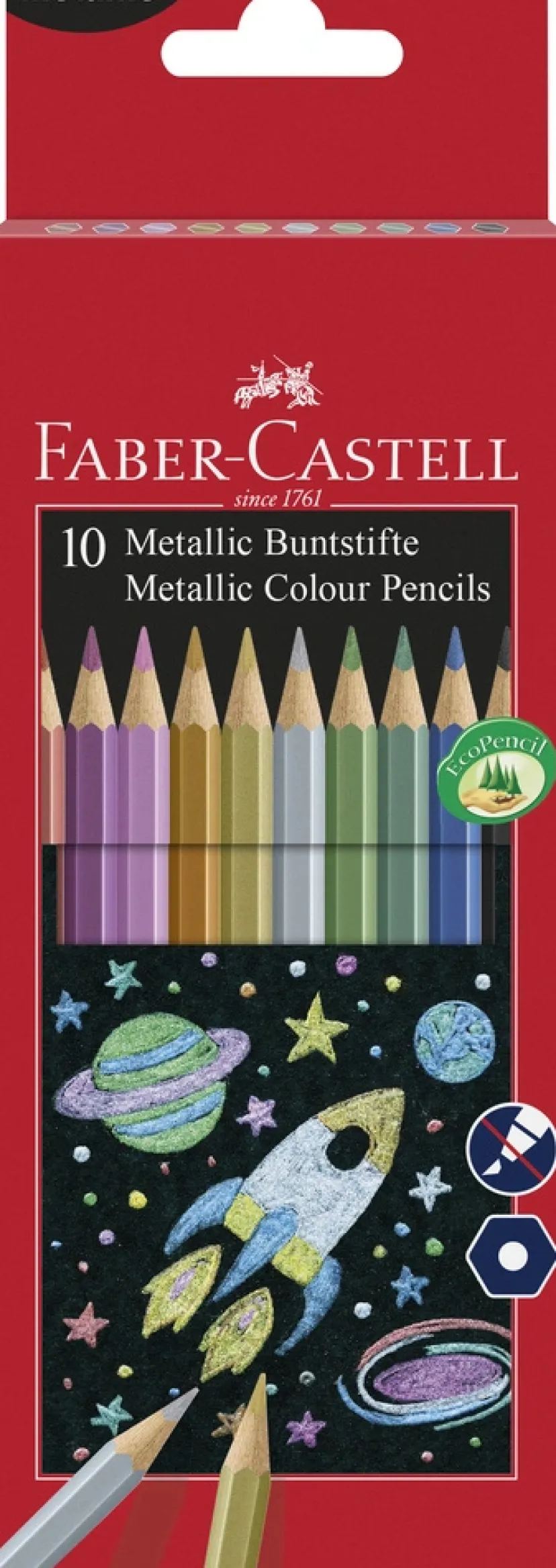 Farveblyant metallic 10 ass>Faber-Castell Sale