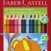 Farveblyant Jumbo 12 stk>Faber-Castell Sale