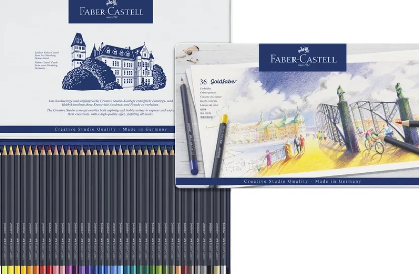 Farveblyant Goldfaber 36 ass>Faber-Castell Sale