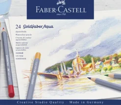Farveblyant Goldfaber akvarel tinæske 24 ass>Faber-Castell Online