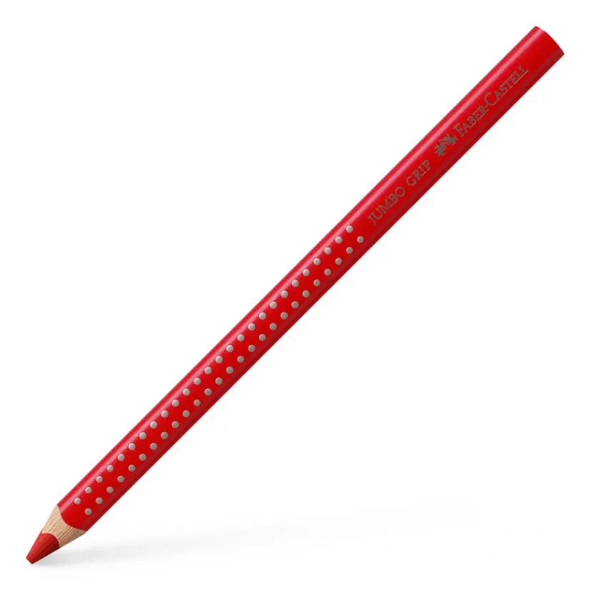 Farveblyant grip 2011 jumbo geranium rød>Faber-Castell Clearance
