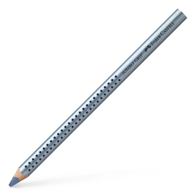 Farveblyant grip 2011 jumbo metal blå>Faber-Castell Online
