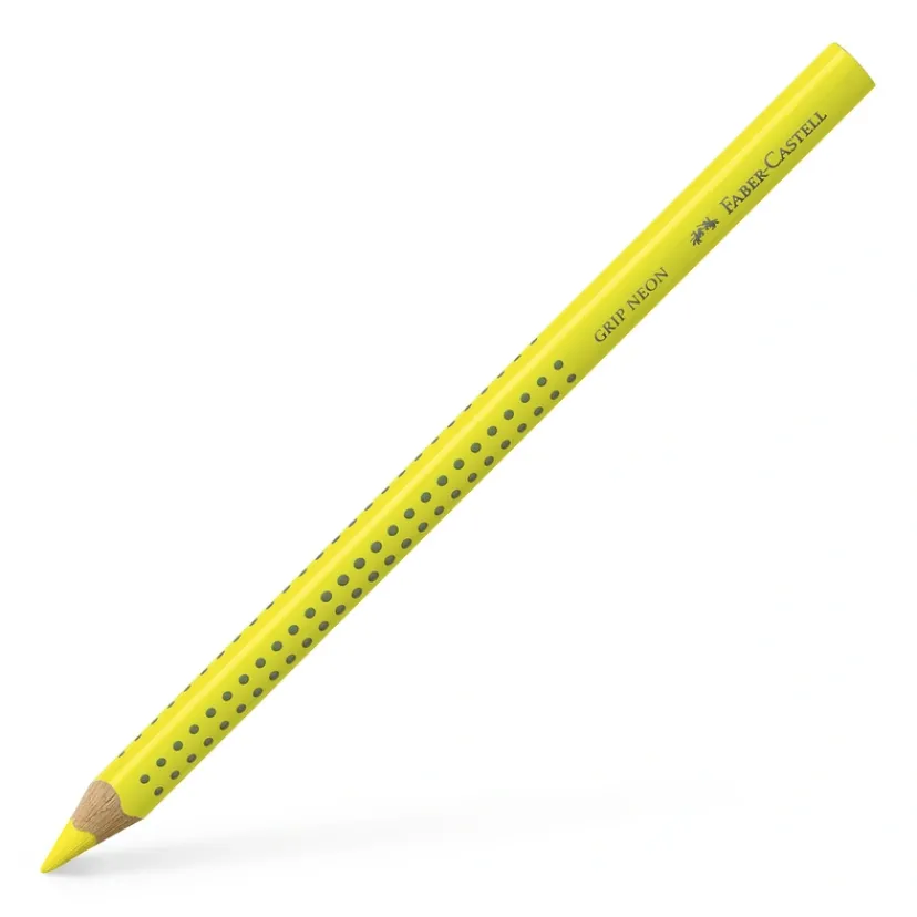 Farveblyant grip 2011 jumbo neon gul>Faber-Castell
