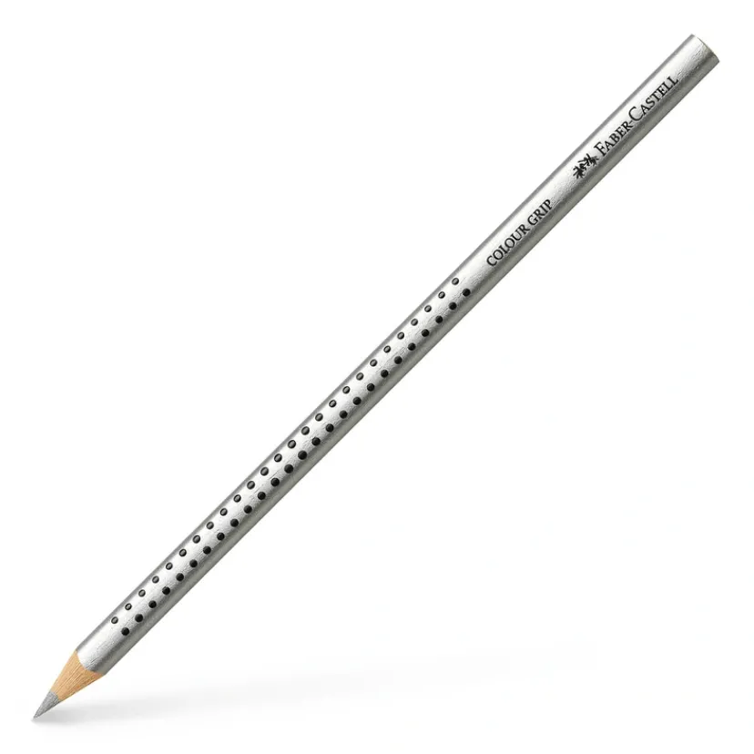 Farveblyant grip 2001 sølv>Faber-Castell Outlet