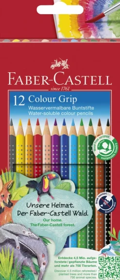 Farveblyant grip 12 stk>Faber-Castell Online