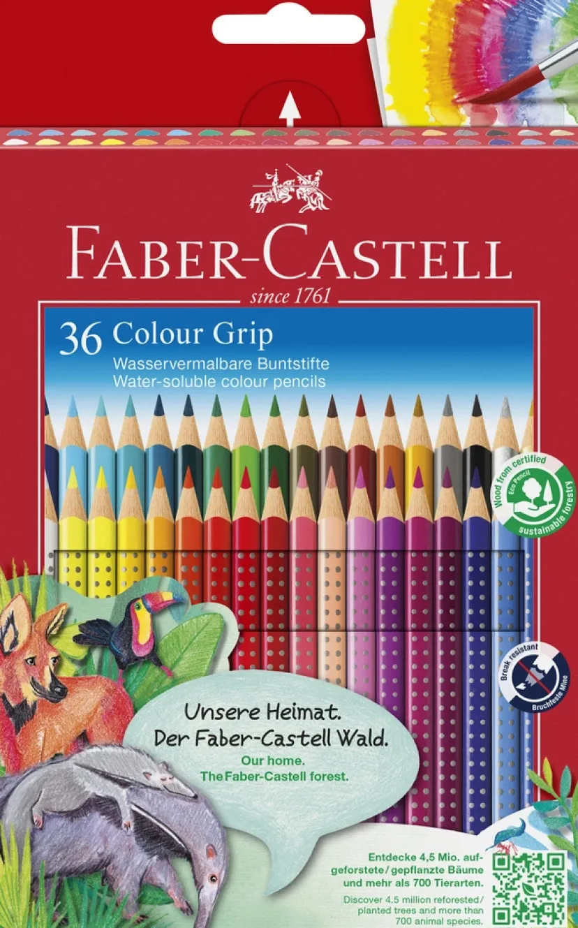 Farveblyant grip 36 stk.>Faber-Castell Online