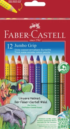 Farveblyant grip jumbo 12>Faber-Castell Sale