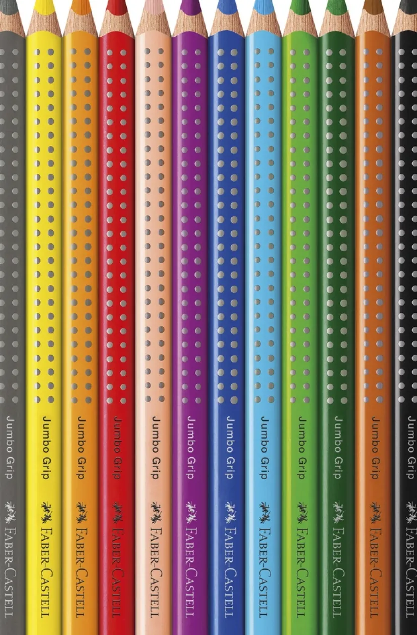 Farveblyant grip jumbo 12>Faber-Castell Sale