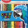 Farveblyant Maped colorpeps animals 24> New