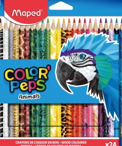 Farveblyant Maped colorpeps animals 24> New