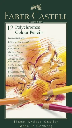 Farveblyant polychromos 12 farver>Faber-Castell Online