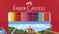 Farveblyant slot Faber 60stk ass tinæske>Faber-Castell Discount