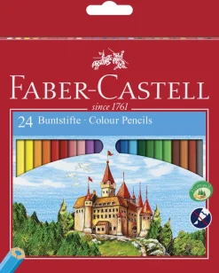Farveblyant slot 24 ass.>Faber-Castell New
