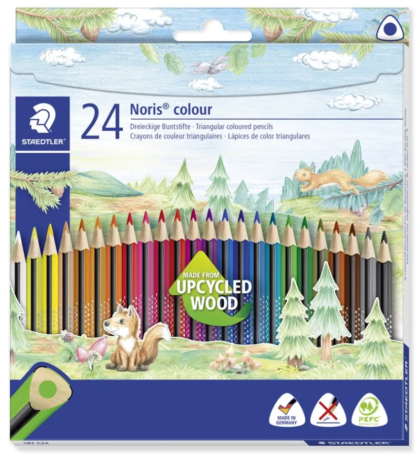 Farveblyant Noris trekantet 24 ass>Staedtler Online
