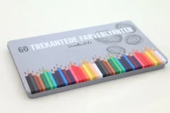 Farveblyanter m/60 stk metalæske>Graphit Stylus Best