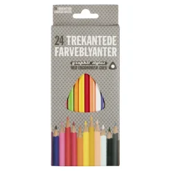 Farveblyanter 24 stk>Graphit Stylus