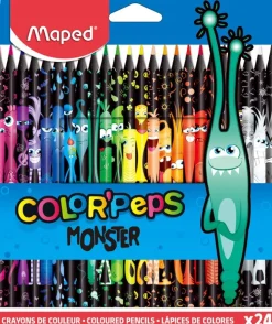 FARVEBLYANTER MAPED MONSTER SORTE 24 STK>Penol Hot