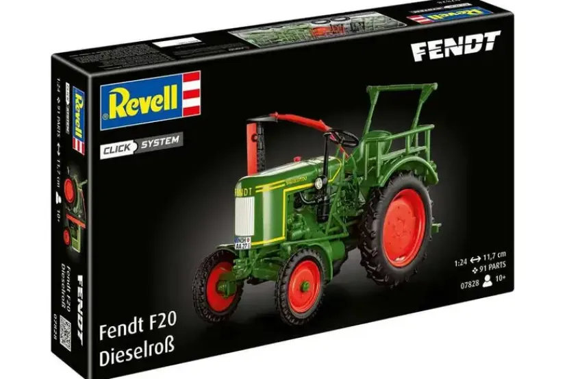 Fendt F20 Dieselroß Tractor 1:24 click system>Revell Sale