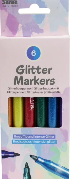 GLITTERTUSSER SENSE 6 STK> Outlet