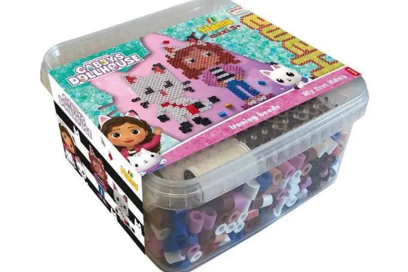 maxi Gabby's Dollhouse perler og plade i bøtte>Hama Clearance
