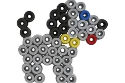 maxi perler 3000stk + 4 plader i bøtte, gul><noscript><img width=