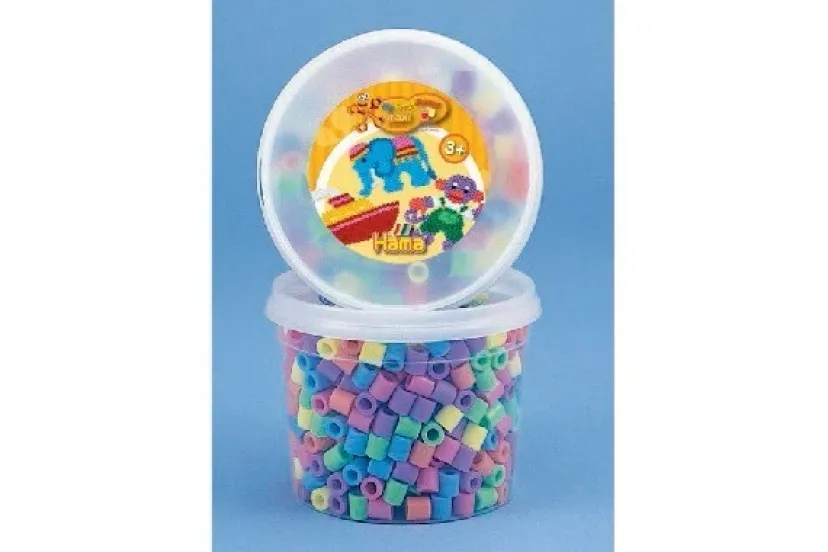 maxi perler 600stk pastel mix 50>Hama