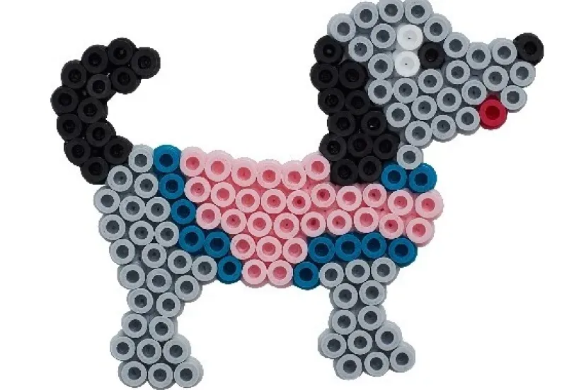 midi blisterpakning dukke & hund>Hama Discount