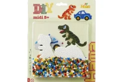 midi blisterpakning bil & dinosaur>Hama Online