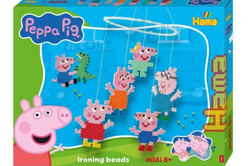 midi gaveæske Gurli Gris familie + lillesøster>Hama Discount