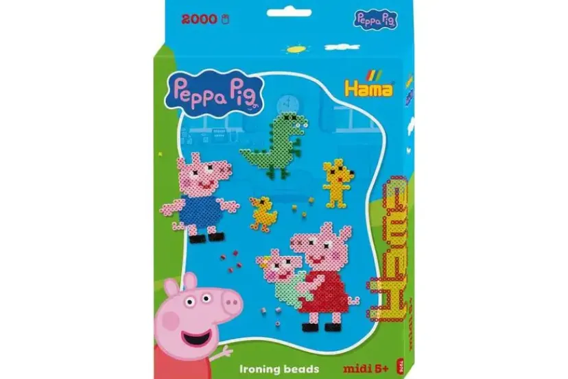 midi ophængsæske Gurli Gris + lillesøster>Hama Discount