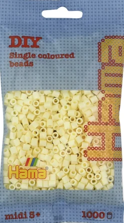 midi perler 1000 stk creme 2>Hama Best
