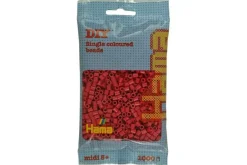 midi perler 1000 stk kirsebærrød 114>Hama New