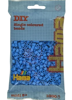 midi perler 1000 stk klar blå 119>Hama Hot