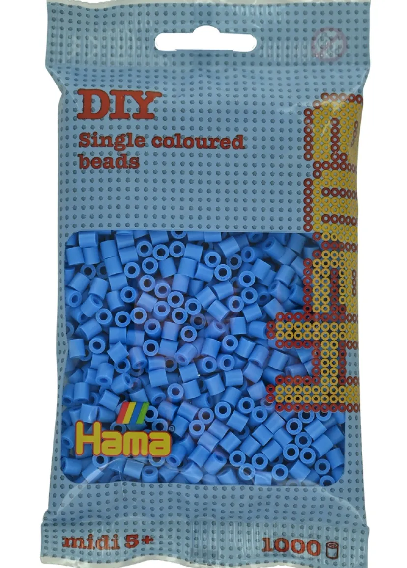 midi perler 1000 stk klar blå 119>Hama Hot