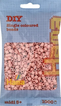 midi perler 1000 stk mat rosa 26>Hama New