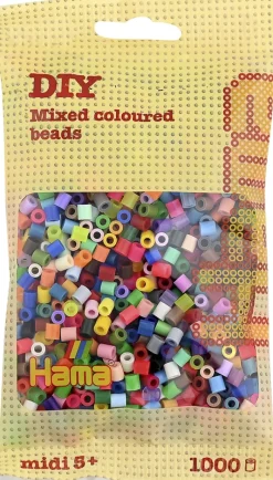 midi perler 1000 stk mix 68>Hama Sale