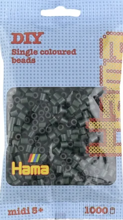 midi perler 1000 stk mørkegrøn 28>Hama Best