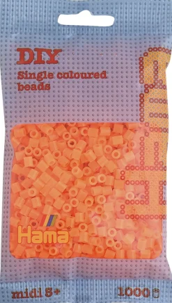 midi perler 1000 stk neon orange 38>Hama Sale