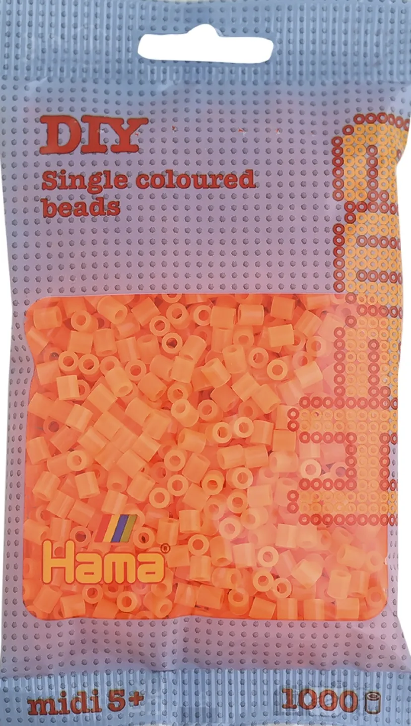 midi perler 1000 stk neon orange 38>Hama Sale