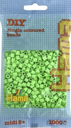 midi perler 1000 stk pastel grøn 47>Hama Discount